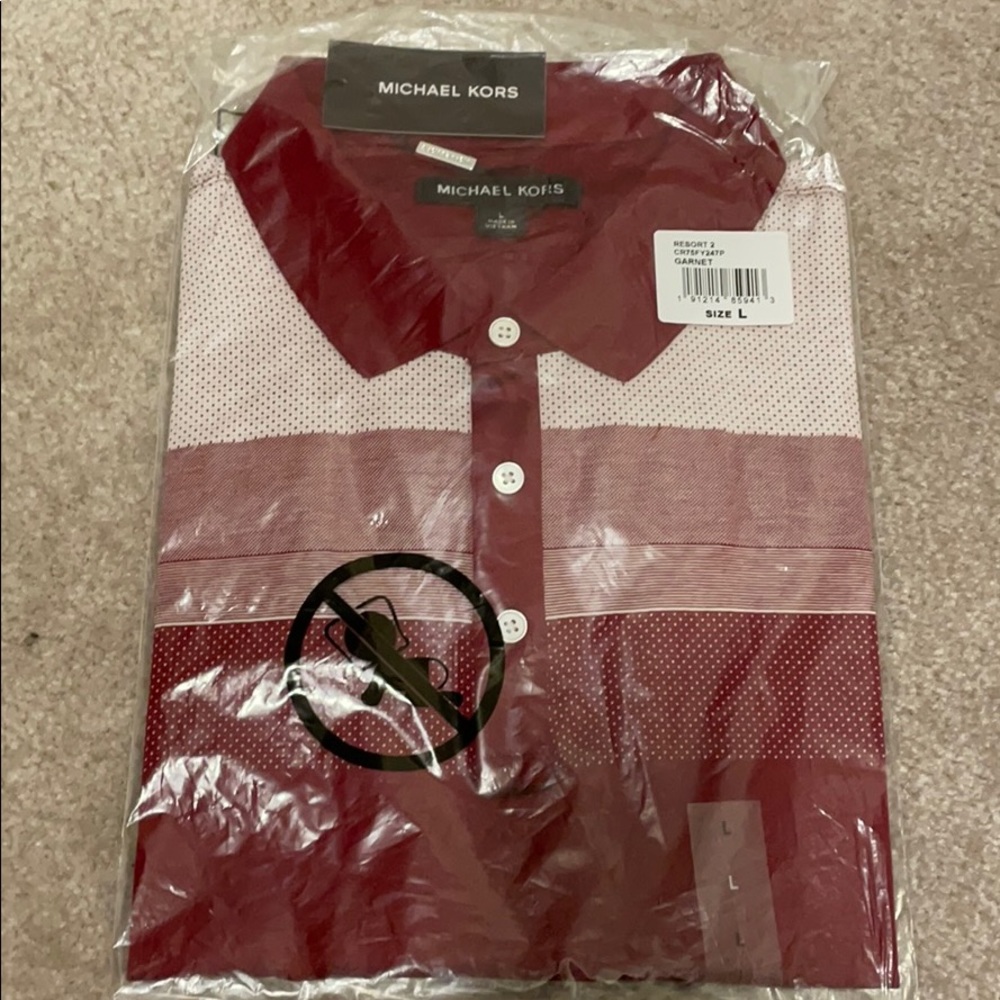 Michael Kors Color Block Polo